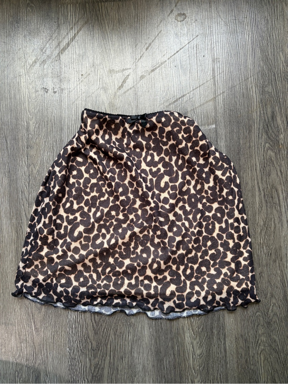 wild fable Leopard Print Mini Skirt in Brown and Black